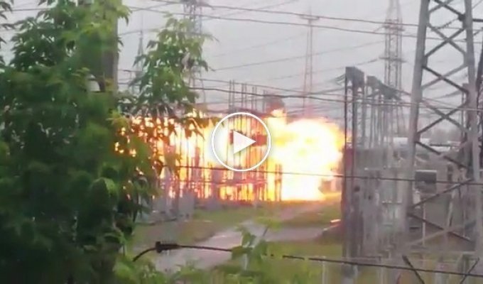 Взрыв на электроподстанции в Томске