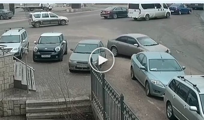 Драка водителей после ДТП в Воронеже
