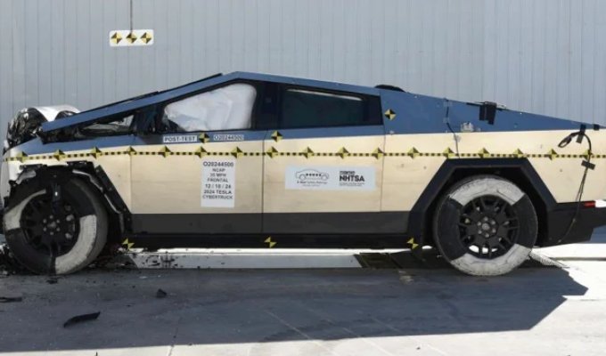 Tesla Cybertruck Gets Top Safety Score in US Crash Test (5 photos)