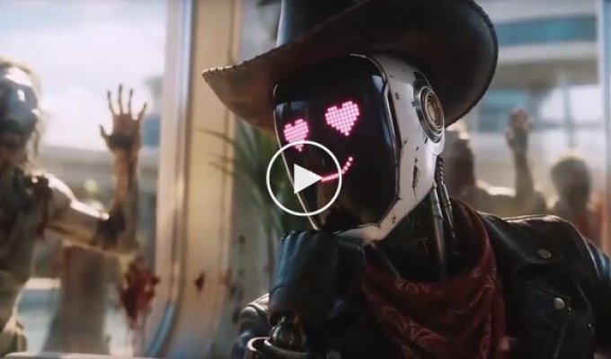 A former train driver created a neural network video about a robot and received an invitation to Hollywood