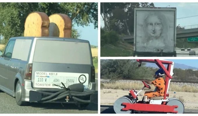 35 Cases When People Noticed Something Interesting on the Road (36 photos)