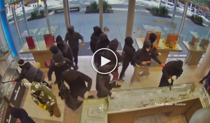 Грандиозное ограбление ювелирного магазина в Калифорнии