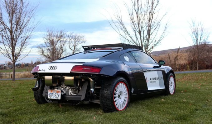 The rally version of the Audi R8 was put up for auction (35 photos + 2 videos)