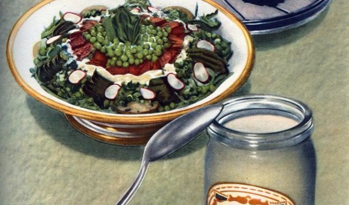 Food styling in the USSR (32 photos)