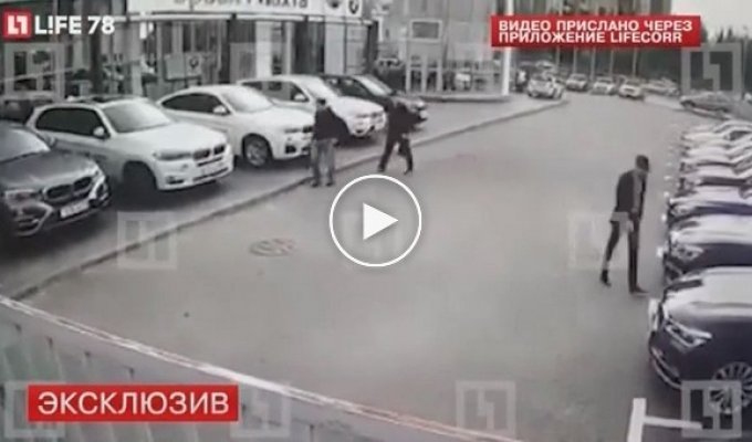 Синхронный угон четырёх BMW в Петербурге