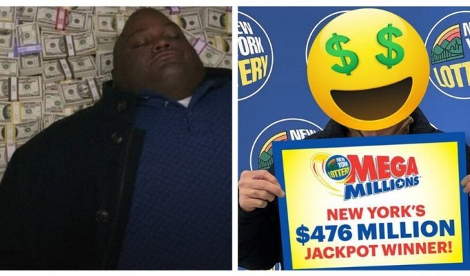 “It all seems unreal”: a pensioner from New York won $ 476 million in the lottery (3 photos)