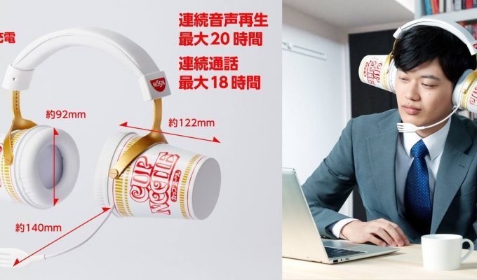 Don't hang noodles on my ears, although if these are noodle-shaped headphones, then you can (4 photos)