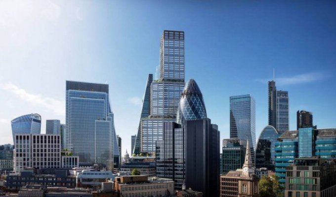 The tallest skyscraper Undershaft will be built in London (7 photos)