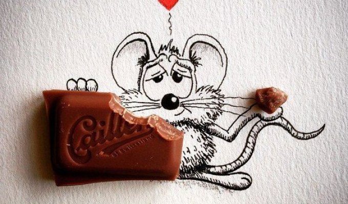 Очаровательный мышонок, нарисованный карандашом: арт-работы художника Apredart (16 фото)