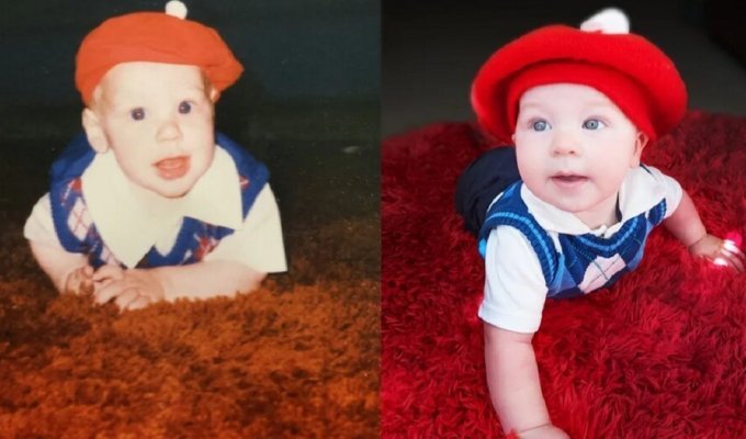 40 Touching Photos of People Who Recreated Their Old Photos (40 Photos)