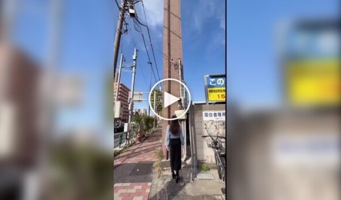 Всередині одного з найвужчих житлових будинків у світі