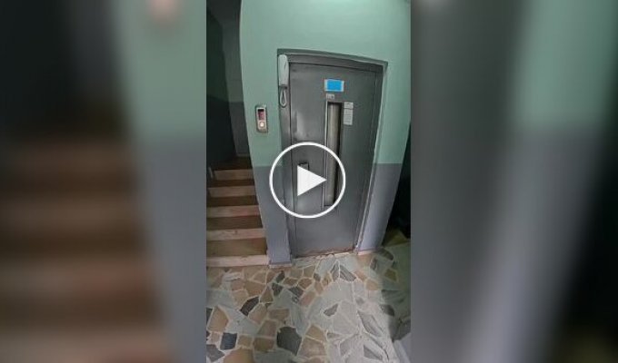 An elevator for one person