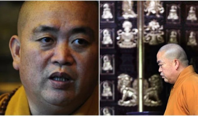 Обет безбрачия и полные карманы: за что на самом деле арестовали главного монаха Китая (2 фото + 1 видео)