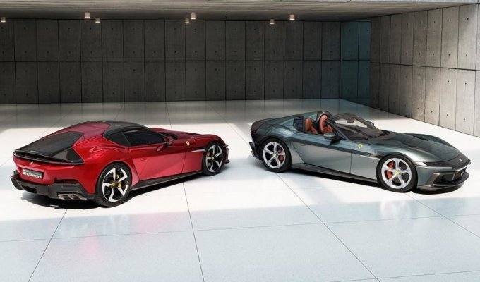 Ferrari has unveiled a new supercar with a naturally aspirated V12 producing 830 hp. (17 photos)