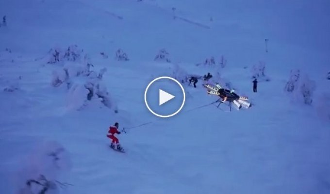 Видеоблогер построил гигантский дрон, способный поднять человека и прокатился с его помощью на сноуборде