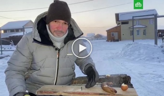 В Якутии при -55 молоток не нужен