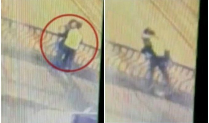 В Перу влюбленная пара упала с моста во время поцелуя (3 фото + 1 видео)