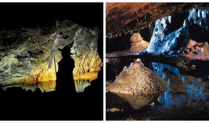 Unhappy love and the eternal guardian of the Wookey Hole caves (15 photos + 1 video)