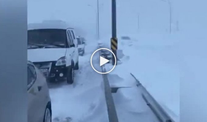 Казахстан завалило снегом