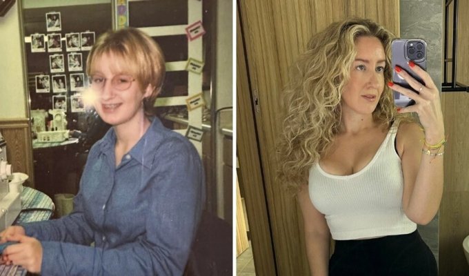 From ugly ducklings to stunning beauties: 15 photos of people who shared their transformation (16 photos)