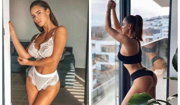 A hot model from Slovakia posts candid photos to lift her followers' spirits during quarantine (11 photos)