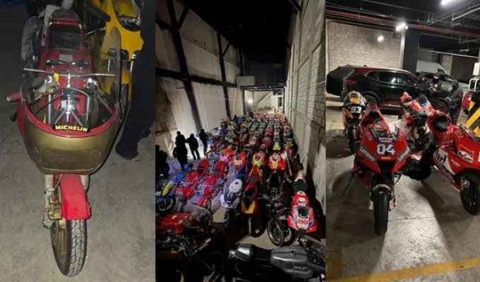 У бывшего олимпийца нашли десятки редчайших спортбайков (4 фото)