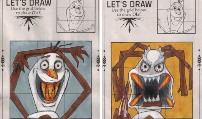 When children's coloring pages fall into the hands of adults (16 photos)