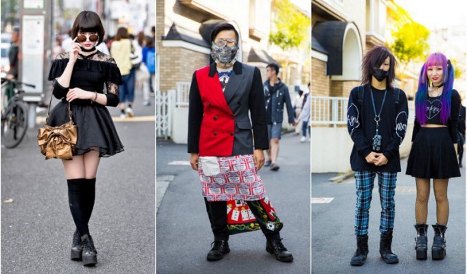 Модные персонажи на улицах Токио (31 фото)