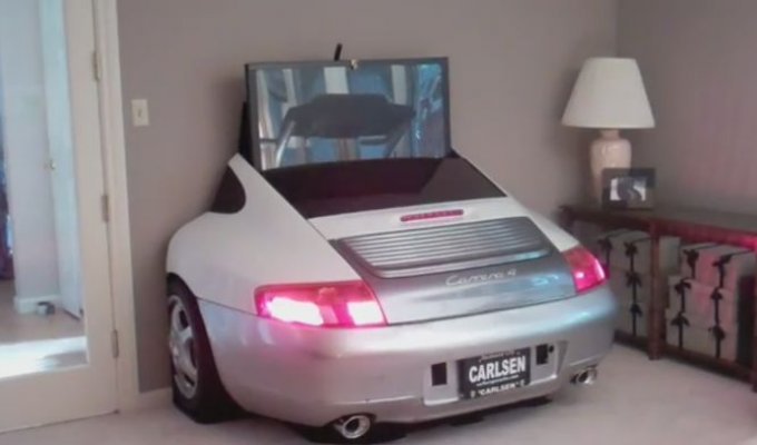 Телевизионная установка на базе настоящего авто (3 видео)