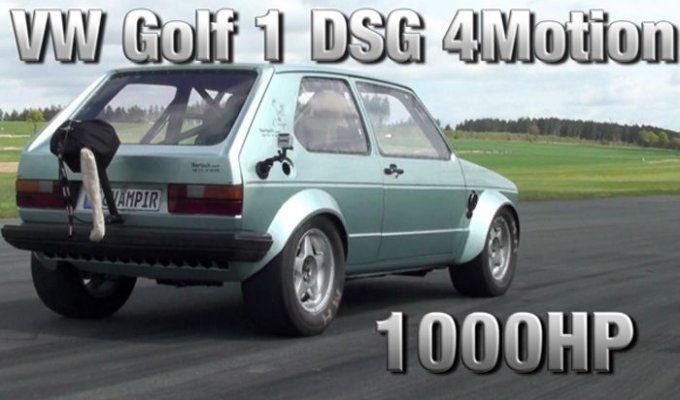 1000-сильный VW Golf I 16Vampir (2 фото + 2 видео)