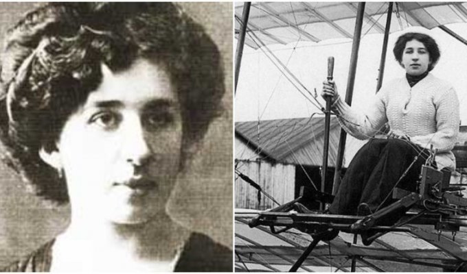 Выпускница института благородных девиц ставшая первой женщиной-пилотом (8 фото)