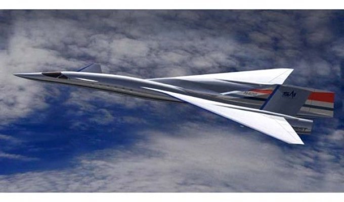 Сверхзвуковой бизнес-джет Quiet Supersonic Transport (12 фотографий)