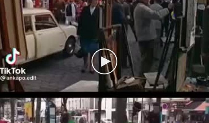 Париж в 1960-х и сейчас