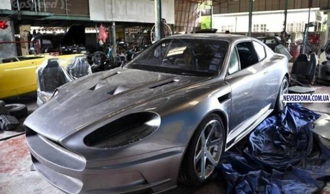 Самодельный Aston Martin DB9 из Таиланда (7 фото)