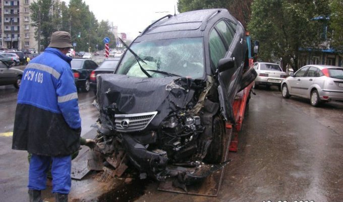  Авария в Самаре Lexus RX350