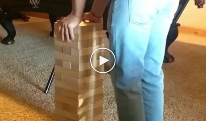 It's time to start Jenga from the right position