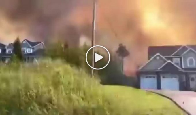 Terrible fires rage in Nova Scotia - a branch of hell on earth