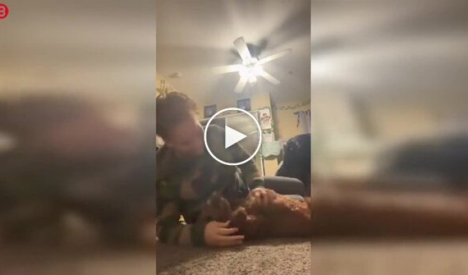 Игры со щенком пошли не по плану