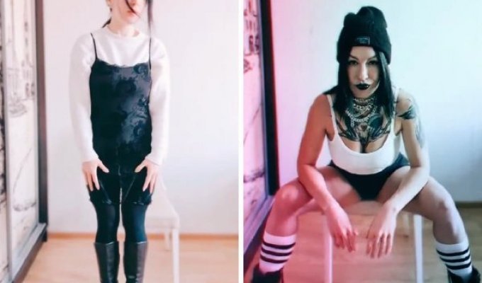 What the shirt hides: tattoo lovers showed how clothes change their image (14 photos)