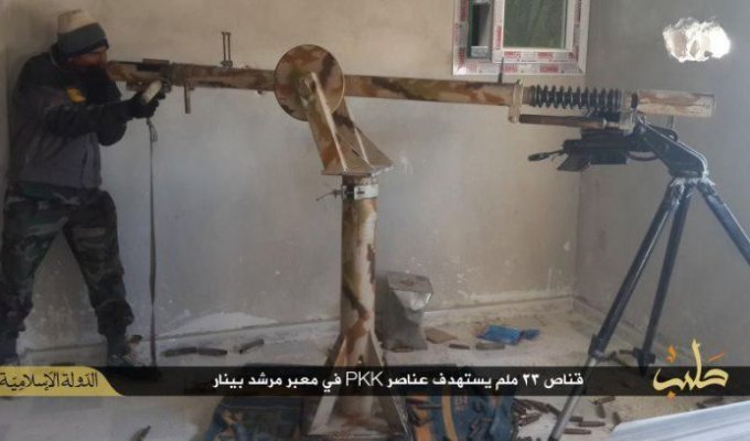 Самодельная крупнокалиберная винтовка «Исламского государства» (2 фото + видео)