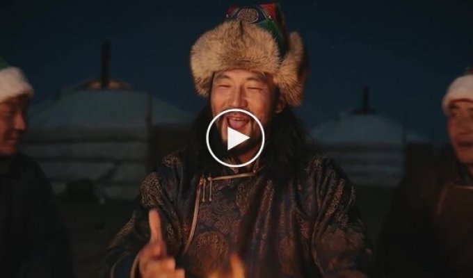 Монгольская версия песни Jingle Bells