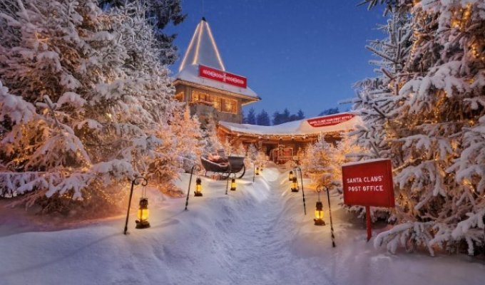 Three free days at Santa's hut in Finland (3 photos)