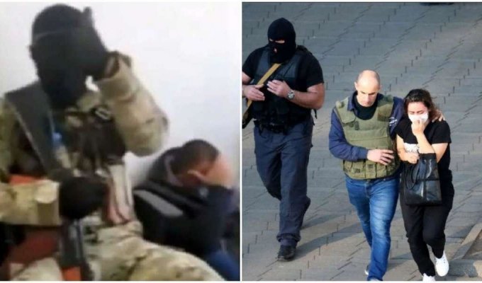 В Грузии вооружённый мужчина ограбил банк, взял заложников и направился в Абхазию (2 фото + 1 видео)