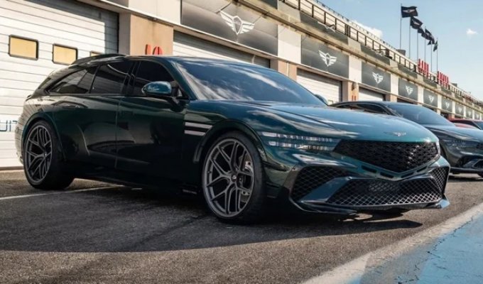 Genesis выкатил премиальный спорт-"сарай" (8 фото)