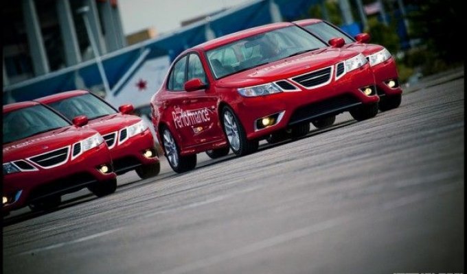 Saab Performance Drive IV (33 фото)