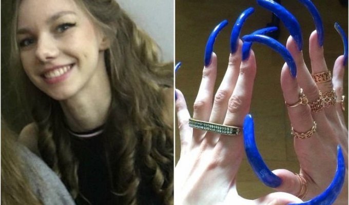 Немецкая школьница 3 года не стригла ногти и очень гордится результатом (15 фото)
