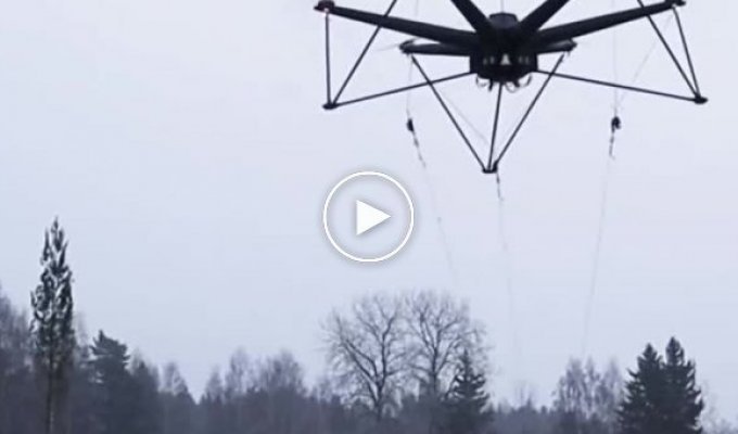 Как скоро наччнут собирать лес с помощью дронов