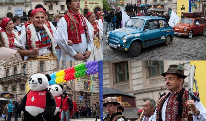 День города во Львове: Праздничное шествие (33 фото)