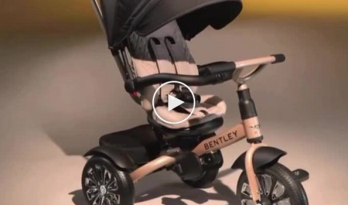 Bentley has released a three-wheeled children's bicycle