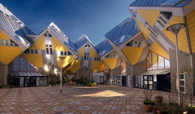 Креативные здания Роттердама (10 фото)